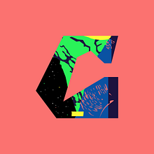 Letter C #36daysoftype. Concept Art, Design, Graphic Design, T, pograph, Design, T, and pograph project by Silvia Morán - 04.08.2021