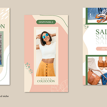 Instagram Story Templates. Digital Design, Graphic Design, and Social Media Design project by Katherine Ybarra - 02.01.2021