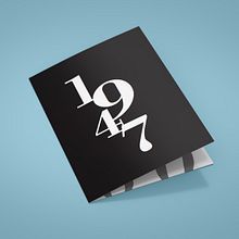 1947. Graphic Design, Editorial Design, T, and pograph project by Luca Bruzzone - 09.12.2018