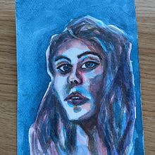 Mi Proyecto del curso: Retrato artístico en acuarela. Un progetto di Disegno di ritratti di Elena Quintero - 09.04.2021