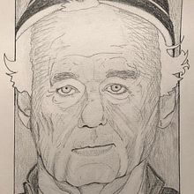 Drawing on the Right Side of the Brain. Traditional illustration project by Drew Clarke - 12.13.2020