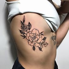 Meu projeto do curso: Tatuagem botânica com pontilhismo. Tattoo Design project by rui_ilrr - 04.10.2021