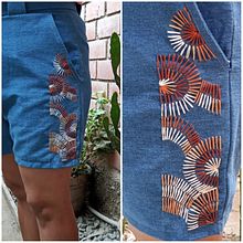 Mi Proyecto del curso: Diseño de prendas artesanales desde cero. Embroider, and Sewing project by Julia Alvarez - 04.08.2021
