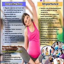 Poster Design - Prenatal Exercise For Pregnant Women Ein Projekt aus dem Bereich Digitales Design von Vimukthi Chandula - 09.04.2021