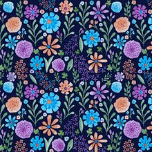 Mi Proyecto del curso: Estampados florales en acuarela con colores vibrantes. Fine Arts, Creativit, Printing, and Pattern Design project by Isabel Uribe Moya - 04.09.2021