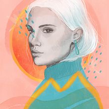 Mientras Ein Projekt aus dem Bereich Traditionelle Illustration, Digitale Illustration, Bleistiftzeichnung und Porträtzeichnung von Nat de la Croix - 09.04.2021
