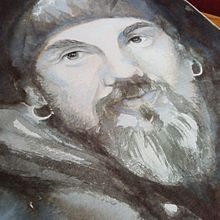 Retrato con tinta parket. Portrait Drawing & Ink Illustration project by Carolina Prieto Morera - 04.09.2021