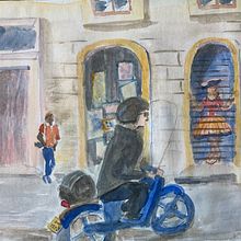  A Roman Holiday - My project in Urban Landscapes in Watercolor course. Watercolor Painting, Fine Arts, and Architectural Illustration project by wboot - 04.09.2021