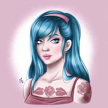 Il mio progetto del corso: Ritratto di personaggi femminili con Procreate. Projekt z dziedziny Trad, c i jna ilustracja użytkownika _milarca_ - 09.04.2021