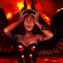 My project in Lighting and Color for Digital Portraits in Photoshop course. Digital Illustration project by Deren Umit - 04.09.2021