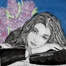 Retratos en acuarela y tinta. Fine Arts, Drawing, Pencil Drawing, Figure Drawing, Artistic Drawing, Portrait Drawing, Realistic Drawing, Traditional illustration, Ink Illustration, and Watercolor Painting project by Elizabeth Coloma Santibañez - 04.10.2021
