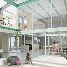 Viviendas en Tabacalera, Tarragona. Un progetto di Architettura, Architettura d'interni, Illustrazione architettonica e ArchVIZ di Architecture On Paper - 10.04.2021