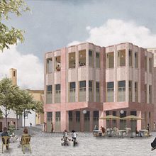 Viviendas y talleres en Poblenou, Barcelona. Un progetto di Architettura, Architettura d'interni, Illustrazione architettonica e ArchVIZ di Architecture On Paper - 10.04.2021