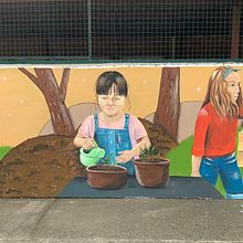 MURAL ESCULTOR ACUÑA. Pintura Acrílica projeto de Eva Casais - 01.04.2021