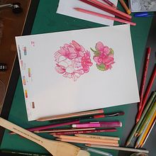 Integrando lo analógico y lo digital. Drawing, and Traditional illustration project by Sofía Czalbowski - 04.10.2021