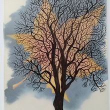 Full of Trees and Changing Leaves. Bookbinding, Drawing, and Watercolor Painting project by Paula Swenson - 03.01.2021