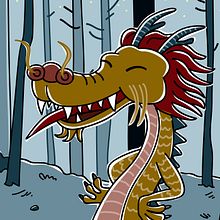 Illustrations for "The Monk and the Dragon". Un projet de Illustration traditionnelle, Stor , et telling de Irene Nemeth - 01.04.2020