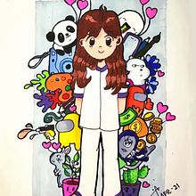 Doodle About Me. Traditional illustration project by Celia Liang - 04.08.2021