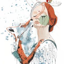 Lesana. Projekt z dziedziny Ilustracja c i frowa użytkownika Erika Lenicka - 10.04.2021