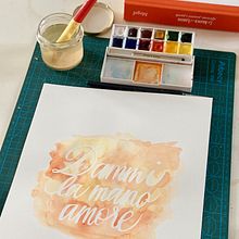 Dammi la mano amore. Un progetto di Lettering e Hand lettering di Cristiana D’arco - 10.04.2021