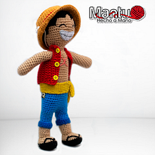 Luffy- MANTU . Un progetto di Art to, Artigianato, Ricamo, Cucito, Creatività e Uncinetto di Daniela López C - 10.04.2021