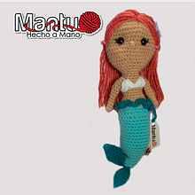 Sirena MANTU  Ein Projekt aus dem Bereich Art To, H, werk, Stickerei, Nähen, Kreativität und Crochet von Daniela López C - 10.04.2021