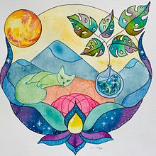 Dreamland. Watercolor Painting project by Jesús Alberto - 04.10.2021