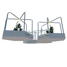 Huerta Modular/Automática. 3D projeto de Steven Caizaguano - 11.04.2021