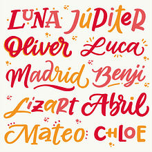 Letras Digitales. Un proyecto de Dibujo digital, Ilustración tradicional, Lettering y Lettering digital de Emilia Emme - 11.04.2021