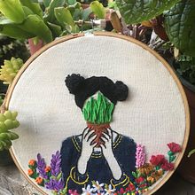 Florecer . Un progetto di Artigianato, Ricamo, Cucito e DIY di Daniela Francisca - 11.04.2021