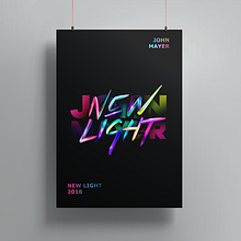 New Light. Art Direction, Poster Design, H, Lettering, Digital Illustration, Digital Lettering, Photograph, Post-production, and Photo Retouching project by Azul Hudson - 04.11.2021