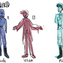 MAD WORLD personajes principales. Animation, 2D Animation, Comic, Concept Art, Creativit, and Digital Drawing project by Maritza Cortez - 04.11.2021