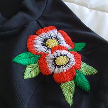 Vestido intervenido paso a paso 🌺. Embroider project by Meli Hartman - 04.11.2021