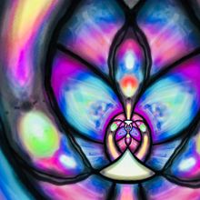 Chakra . Pintura projeto de Jan Booth - 11.03.2020