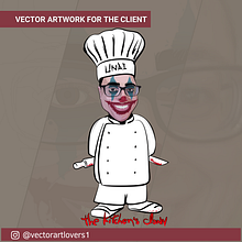 Kitchen Clown Vector Art . % Marco Pontes tarafından hazırlanan Dijital İllüstras, on, Vektör İllüstras, Ve onu projesi - 04.11.2021