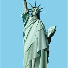 Statue of Liberty  . % Marco Pontes tarafından hazırlanan Dijital İllüstras, on, Vektör İllüstras, Ve onu projesi - 04.11.2021