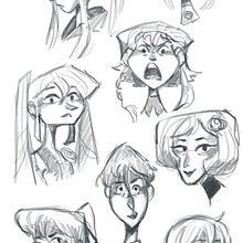 Proyecto 1. Diseño de personajes. Character Design project by Lara Gimeno Rodríguez - 02.22.2021