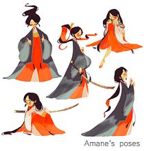 Proyecto 2. Posing and model sheet. Concept Art, and Character Design project by Lara Gimeno Rodríguez - 10.06.2021