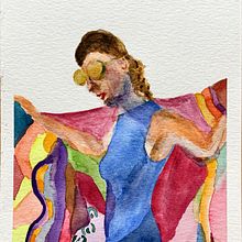 Project 2 Portrait and body. Un progetto di Disegno anatomico, Disegno di ritratti, Bozzetti e Pittura ad acquerello di WAN YU TSENG - 09.04.2021