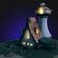 Mr. Sheep's Barn. Un proyecto de 3D de Magdalena GF - 10.10.2020