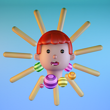 Ginger Boy . Un proyecto de 3D y Animación 3D de Magdalena GF - 11.02.2021