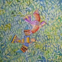 Pájaros de la paz. Un progetto di Illustrazione naturalistica e Pittura ad acquerello di Berta Balaguer (Ilustradora de Acuarela) - 11.04.2021