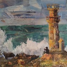 La ola es el mar pero no todo el mar. Un progetto di Collage e Pittura ad olio di Berta Balaguer (Ilustradora de Acuarela) - 11.04.2021