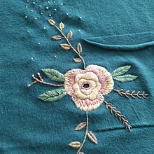Sweaters intervenidos 🧵💗. Embroider project by Meli Hartman - 04.11.2021