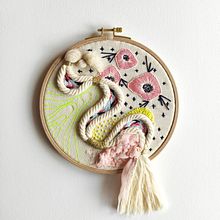 My project in Creative Embroidery: The Stitch Revolution course. Embroider project by Tatiana Blanchard - 04.12.2021