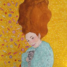 "Mia, mi gato favorito". Un progetto di Pittura ad acquerello di Berta Balaguer (Ilustradora de Acuarela) - 11.04.2021