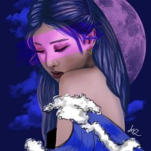 Il mio progetto del corso: Ritratti digitali fantastici con Photoshop. Traditional illustration, Drawing, Digital Illustration, Portrait Drawing, Digital Drawing, and Digital Painting project by Aurora Marzetti - 04.11.2021