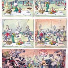 My project in Introduction to Colour Psychology: Chromatic Narrative course. Traditional illustration, Fine Arts, Painting, Watercolor Painting, Children's Illustration, Narrative, Color Theor, and Comic project by Alexander Geifman - 04.11.2021