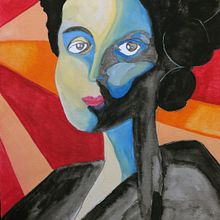 Rosa Luxemburgo (2020). Un progetto di Disegno, Disegno di ritratti e Pittura ad acquerello di Ana Carolina Diniz - 01.05.2020