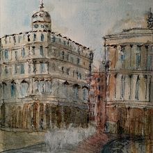 Il mio progetto del corso: Disegno architettonico con acquarello e inchiostro . Projekt z dziedziny  Architektura,  R, sunek art, st, czn, R, sunek realist i czn użytkownika Francesca - 13.04.2021